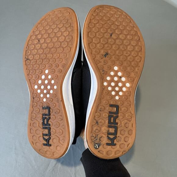 Kuru Womens Atom Cloud Walking Sneakers Shoes Black Athletic Comfort Size 6.5 - Picture 7 of 9